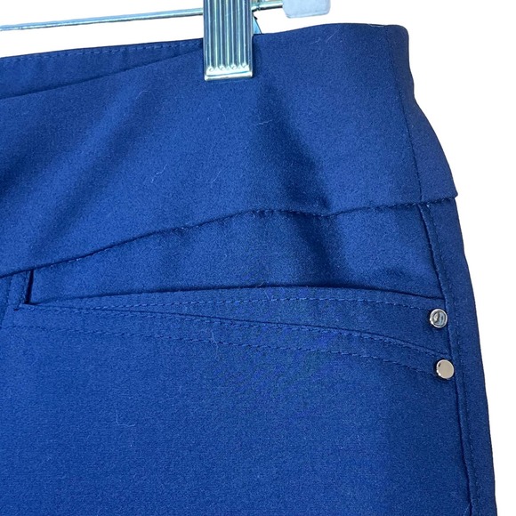 Chico’s Women’s Fabulously Slimming Navy Cropped Pants Size 3 = XL/16 EUC - Picture 5 of 14